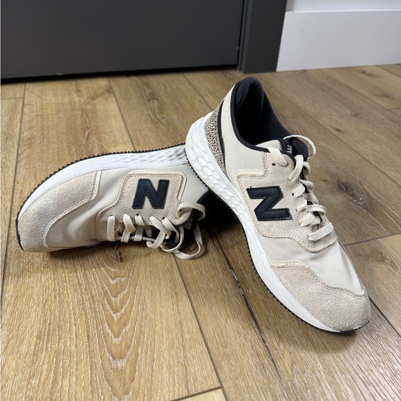 New Balance Shoes - New Balance X-70 Women’s Size 9.5 Cheetah Print Cream and Black Sneakers